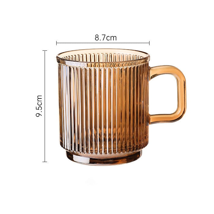 350ml Glass Cup With Bamboo Lid