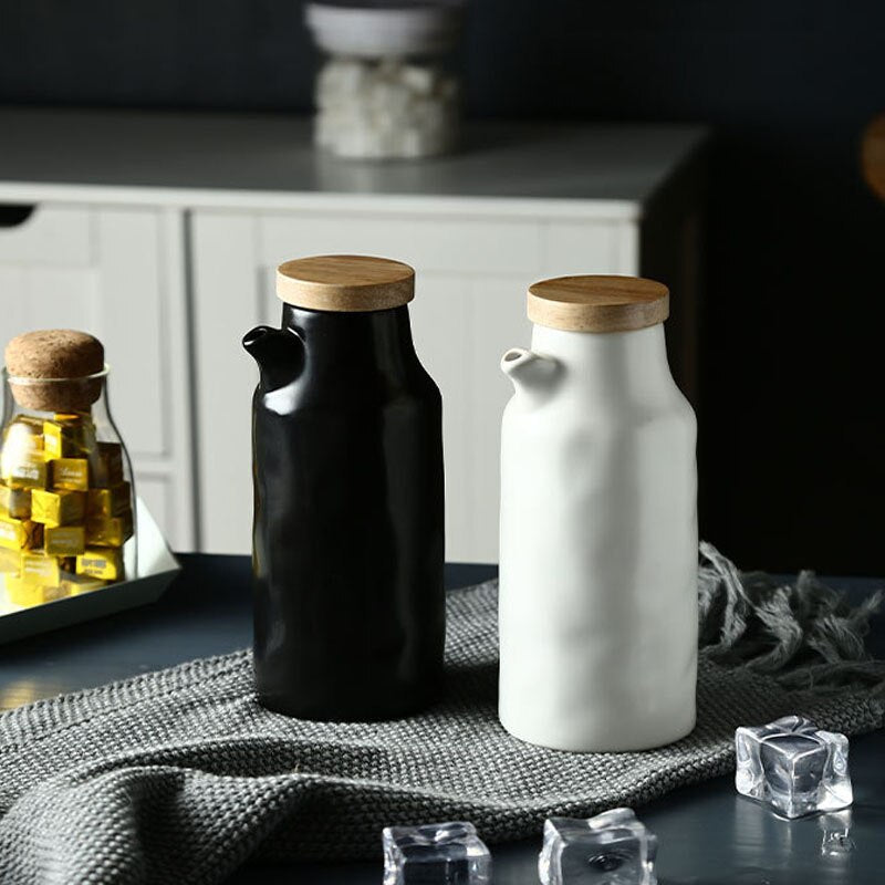 400ml Ceramic Oil & Vinegar Bottle