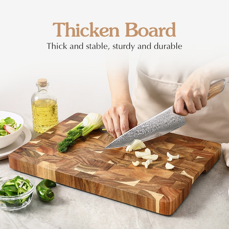Acacia Wood Double-sided Cutting Board
