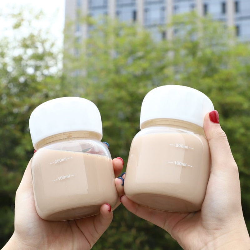 300ml Mini Glass Water Bottle