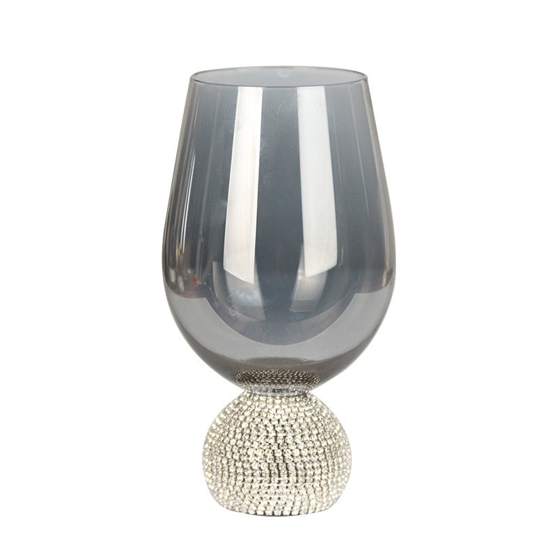 Diamond Glass Champagne Cup with Special Detail