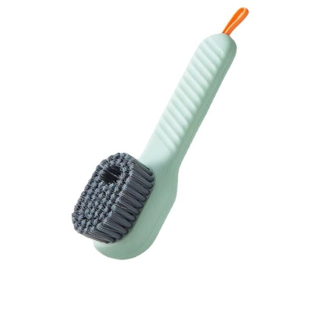 Multifunctional Brush with Built-In Soap Dispenser