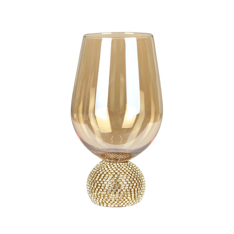 Diamond Glass Champagne Cup with Special Detail