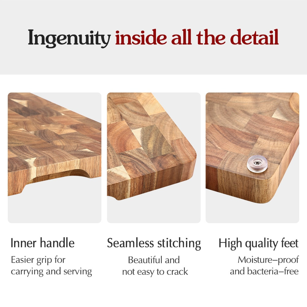 Acacia Wood Double-sided Cutting Board