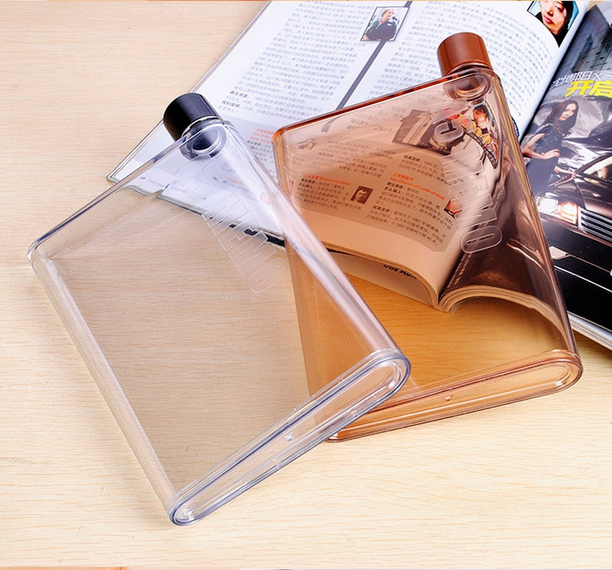 A5 Flat Water Bottle (BPA Free)